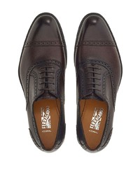 Ferragamo Lace Up Leather Brogues