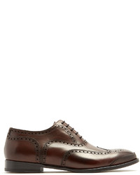 Alexander McQueen Lace Up Leather Brogues
