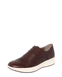 Salvatore Ferragamo Marlow Embossed Leather Brogue Shoes