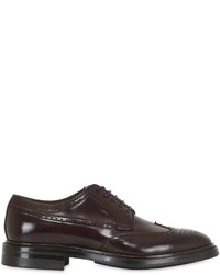 Silvano Sassetti Brushed Horse Leather Brogue Derby Shoes