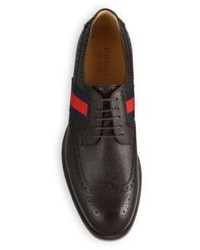 Gucci Strand Wingtip Leather Oxfords