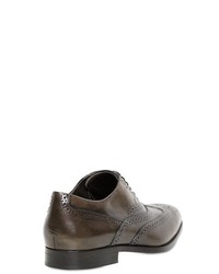 Tod's Brogued Leather Oxford Shoes