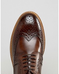 Base London Turner Leather Brogue Shoes