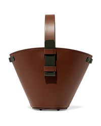 Nico Giani Nelia Mini Two Tone Leather Bucket Bag