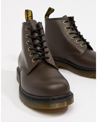 Dr. Martens 101 6 Eye Boots In Chocolate