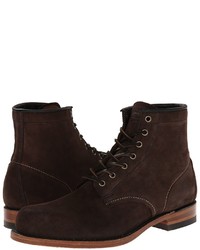 Frye Arkansas Mid Leather Lace Up Boots