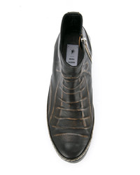 Maison Mihara Yasuhiro Boots With Embossed Shoe Details