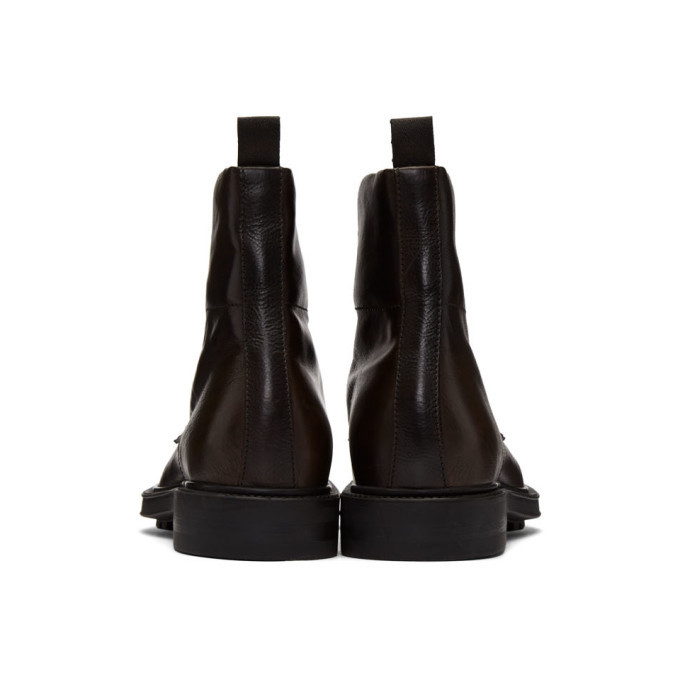 Paul Smith Brown Arno Boots, $208 | SSENSE | Lookastic