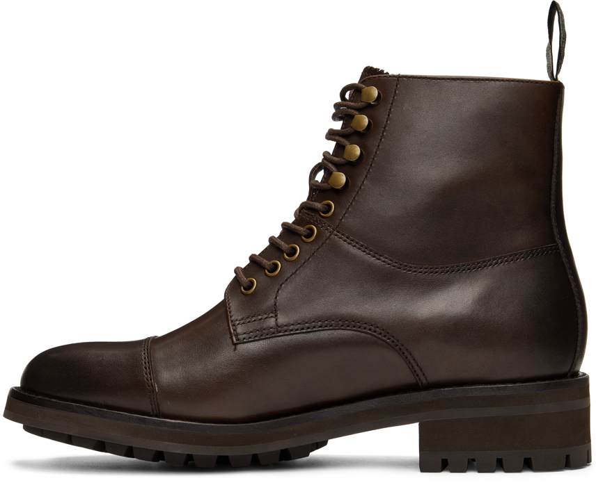 Polo Ralph Lauren Brown Bryson Boots, $235 | SSENSE | Lookastic
