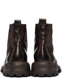Marsèll Brown Carrucola Lace Up Boots