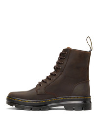 Dr. Martens Brown Combs Leather Boots