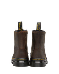 Dr. Martens Brown Combs Leather Boots