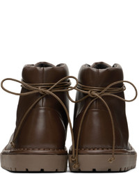 Marsèll Brown Gomme Pallottola Lace Up Boots