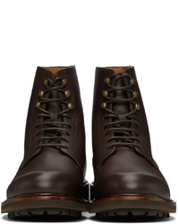 Brunello Cucinelli Brown Leather Boots