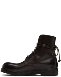 Marsèll Brown Zucca Zeppa Lace Up Boots