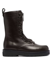 Valentino Garavani Chunky Zip Up Leather Boots