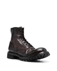 Premiata Curved Toe Cap Ankle Boots