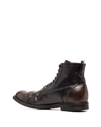 Officine Creative Journal Polished Leather Boots