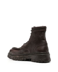 Moma Lace Up Calf Leather Ankle Boots