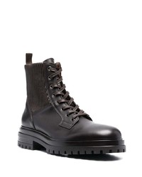Gianvito Rossi Lace Up Combat Boots