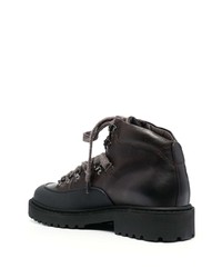 Doucal's Lace Up Leather Ankle Boots