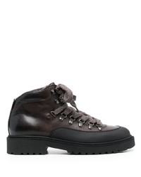 Doucal's Lace Up Leather Ankle Boots
