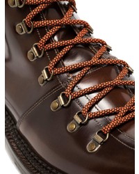 Grenson Lace Up Leather Boots