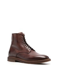 Silvano Sassetti Lace Up Leather Boots