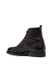 Alberto Fasciani Lace Up Leather Boots