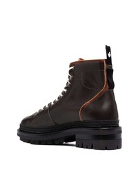 DSQUARED2 Leather Lace Up Ankle Boots