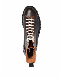 DSQUARED2 Leather Lace Up Ankle Boots