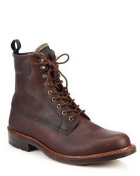 rag & bone Officer Lace Up Leather Boots