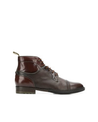 BRIMARTS Pebbled Lace Up Boots