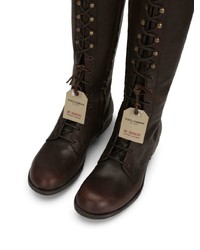 Dolce & Gabbana Re Edition Lace Up Leather Boots