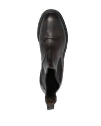 Premiata Round Toe Leather Boots