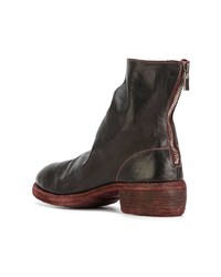 Guidi Stacked Heel Boots