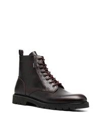 PS Paul Smith Textured Lace Up Boots