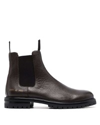 Common Projects Ankle Length Leather Chelsea Boots