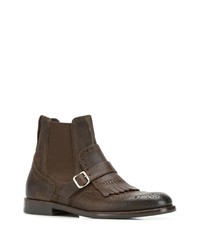 Henderson Baracco Brogue Detail Ankle Boots