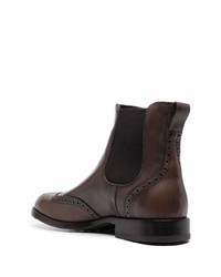 Tod's Brogue Detail Chelsea Boots