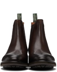Polo Ralph Lauren Brown Bryson Chelsea Boots