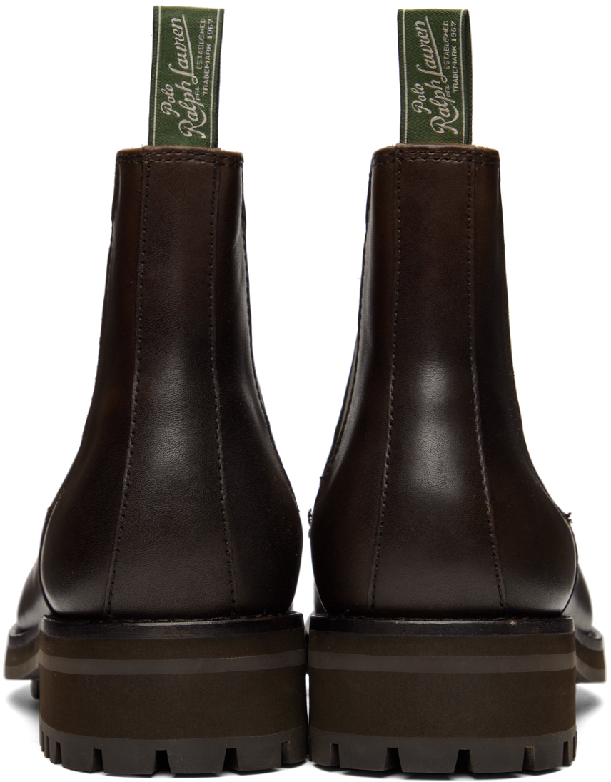 Polo Ralph Lauren Brown Bryson Chelsea Boots, $185 | SSENSE | Lookastic