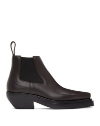 Bottega Veneta Brown Bv Lean Chelsea Boots