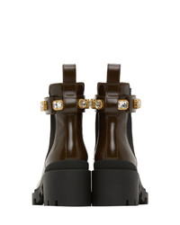 Gucci Brown Chelsea Boots