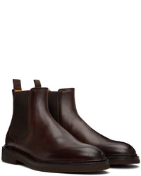 Brunello Cucinelli Brown Chelsea Boots