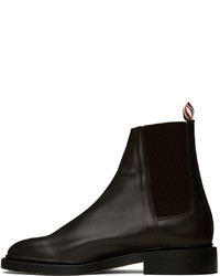Thom Browne Brown Classic Chelsea Boots