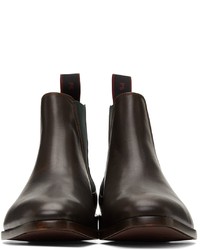 Ps By Paul Smith Brown Gerald Leather Chelsea Boots