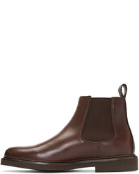 A.P.C. Brown Grant Chelsea Boots