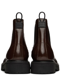 Kenzo Brown Smile Chelsea Boots