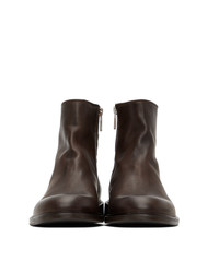 Ps By Paul Smith Brown Zip Billy Boots